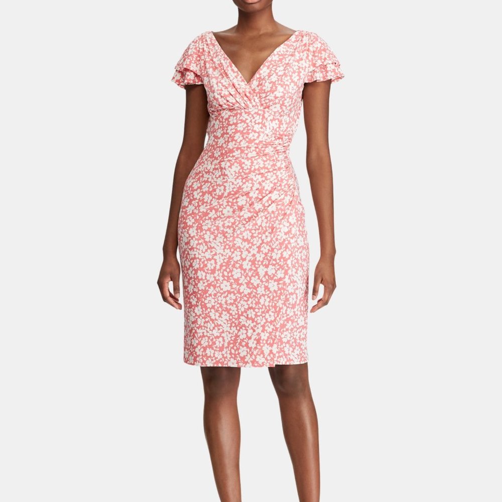 Ralph Lauren pink floral dress